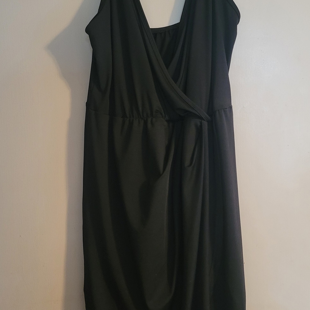 SHEIN Black Strapless Dress